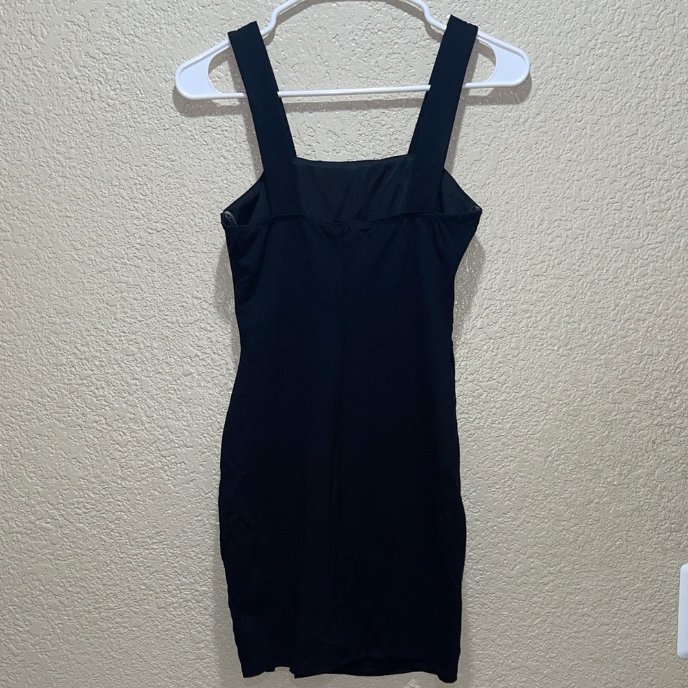 Fashion Nova Elegant Black Bodycon Mini Dress - Picture 3 of 4